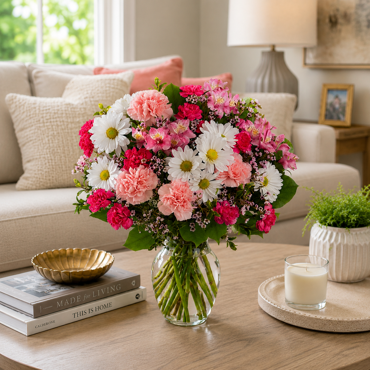 Pink Daisy Delight Bouquet | Fresh Flower Delivery San Diego